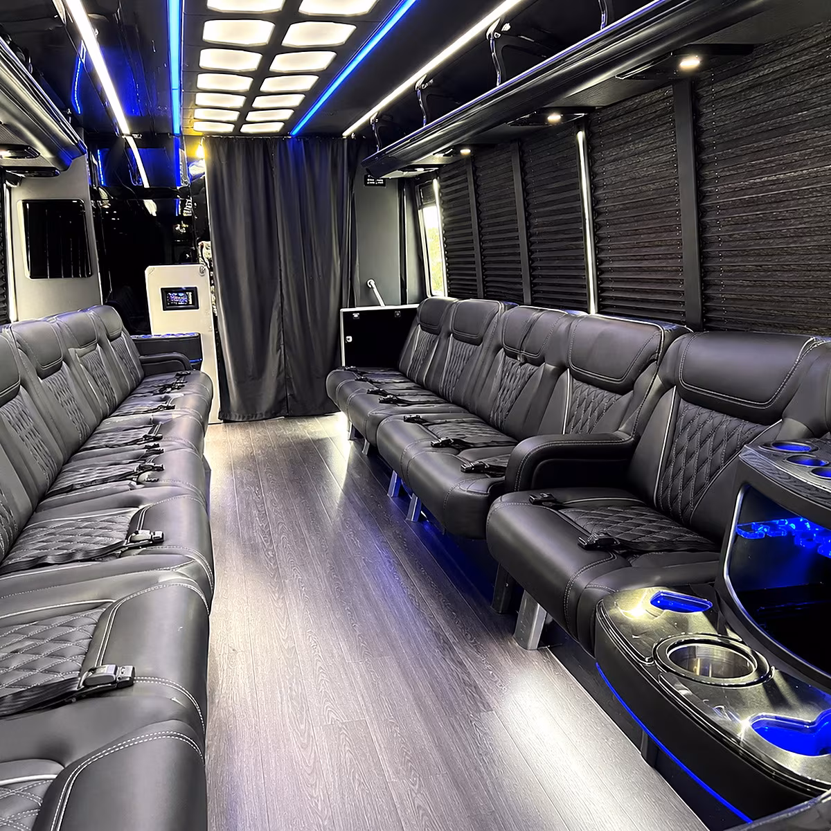 sandy springs party bus rentals inside